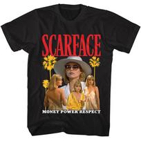 Scarface Elvira Hancock Pinigai Galia Pagarba Vyriški marškinėliai Michelle Pfieffer Unisex marškinėliai S
