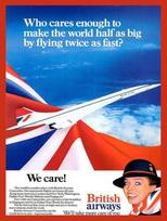BRITISH AIRWAYS CONCORDE  Retro Metal PlaqueSign Pub Bar Man CaveAluminum 20x30cm（7.8x11.8inch）