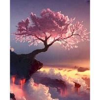 CHENISTORY Paintings By Number For Adults Landscape On Canvas DIY Crafts Kits For Adults Home Decor Personalized Unique Gift 20x30cm no frame