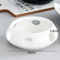Ceramic Dinner Plate Heating Base Serving Plate Western Plates Candle Insulation Tableware Dry Pot Plates Candle Heater Bowl