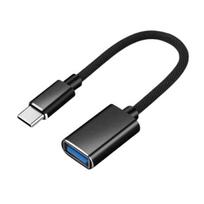 OTG Data Cable Plug And Play Portable High Toughness Universal Type-C Male to USB 2.0 Female OTG Adapter Cable for Home juoda