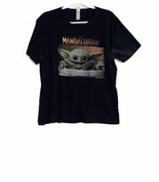 Star Wars The Mandalorian Grogu Graphic T-Shirt XXL Black Cotton Mens S