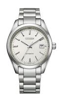 Laikrodis CITIZEN COLLECTION Mechaninis Laikrodis Atsparus Vandeniui Sidabrinis Baltas Ciferblatas Baltas Automatinis Užvedimas Prabangus Verslo Paprastas Analoginis 3 Rodyklės Data Dovana balta