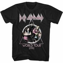 Def Leppard Adrenalize 92 Black Adult T-Shirt 2XL