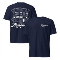 Malone's Best Burgers Hasting MA hockey romance 2 side shirt XL