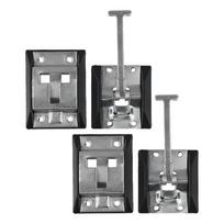 Robust Spring Loaded Door Retainers Suitable for Truck Applications 2Pcs Iron galvanized