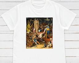 Hieronymus Bosch T-Shirt: Garden of Earthly Delights Art Tee 3XL