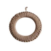 Round Jute Woven Pot Pad Heat Insulated Pan Place-mat Coaster Pot Holders  Kitchen 14CM