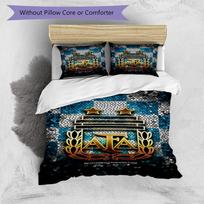 Argentina Football club Printed Pattern Duvet Cover Set – includes 1 duvet cover and 2 matching pillowcases Bedroom decor Christmas gifts 135cm*200cm