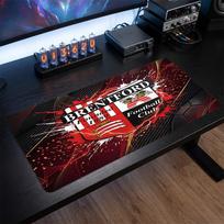 Brentford Football Print Large Mouse Pad, Anti-Slip Extended Gaming Desk Mat for Office Home 30cmx60cm（11.8x23.6inch）