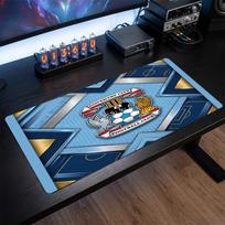 Coventry City Football Print Large Mouse Pad, Anti-Slip Extended Gaming Desk Mat for Office Home 30cmx60cm（11.8x23.6inch）