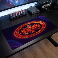 Eintracht Frankfurt Football Print Large Mouse Pad, Anti-Slip Extended Gaming Desk Mat for Office Home 30cmx60cm（11.8x23.6inch）