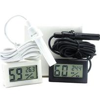 BXM FY-11 Digital Hygrometer Thermometer LCD Display Electronic Temperature Sensor Humidity Meter Fahrenheit for Greenhouse Car Black