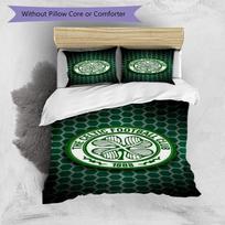 Celtic Football Club Crest Printed Pattern Duvet Cover Set – includes 1 duvet cover and 2 matching pillowcases Bedroom decor Christmas gifts 135cm*200cm