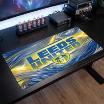 Leeds United Football Print Large Mouse Pad, Anti-Slip Extended Gaming Desk Mat for Office Home 30cmx60cm（11.8x23.6inch）