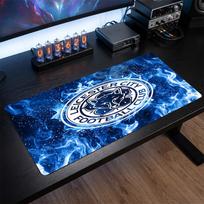 Leicester City Football Print Large Mouse Pad, Anti-Slip Extended Gaming Desk Mat for Office Home 30cmx60cm（11.8x23.6inch）