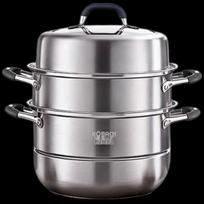 KOBACH 28cm 304 Stainless Steel 3-Layer Steamer Pot