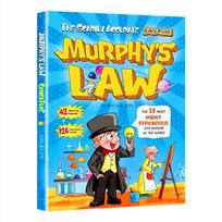 Murphy įstatymo komiksų knyga vaikams, Grafinis romanas, paaiškinantis gyvenimo principus vaikams nuo 8 iki 12 metų, Smagios mokslo paveikslėlių knygos 1 book yellow