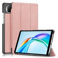 Tri-Fold Case for Honor Pad X7 8.7 Inch with Auto Wake Sleep Shockproof Leather Cover for Huawei/Honor For Glory X8a 11in  rožinio aukso spalvos