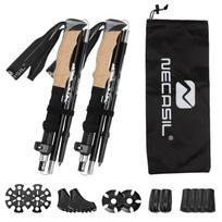 Ultra-Light Telescopic Ultra-Short Automatic Folding Portable Modern EVA Hiking Trekking Pole for Men's Women's Off-Road juoda