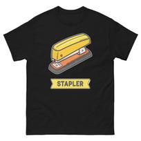 Stapler School Classroom Object Office Teacher T-Shirt S