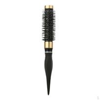 Detangling Round Styling Brush For Blow Drying Straightening 2.6cm_Black+Golden