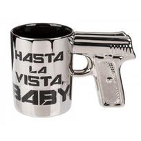 Puodelis su rankena Puodelis pistoletas hasta la vista baby