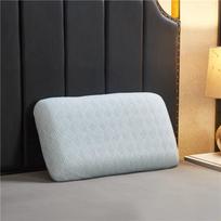 Thai natural latex pillow core with breathable massage protection for cervical spine bread pillow 60x40x14cm