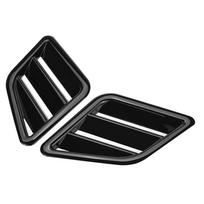 2X variklio gaubto ventiliacijos anga, skirta Renault Megane 3 RS Clio MK4 2010-2016 Žaliuzės Oro kaušelis Variklio dangtis Oro įsiurbimo angos dangtis blizgus juodas Glossy Black