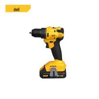 Deli DC120 20V Cordless Brushless Drill CN plug (adapter included) geltona