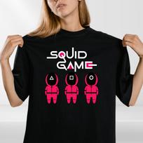 NEW Squid Game T-Shirt Mens Womens Tees Top Inspired TV Show Christmas Korean Game Men Tee Top 2XL