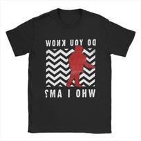Twin Peaks Do You Know Who I Am Men's T Shirt Vintage Tees Short Sleeve Crew Neck T-Shirt 100% Cotton Big Size Clothing S juoda
