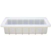 1500ml Silicone Soap Mould Rectangular Toast Loaf Mold Handmade Form Soap Tool 1 white