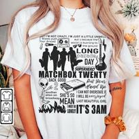 Matchbox 20 Slow Dream Tour 2023 Shirt Concert Short Sleeve Shirt For Fan Unisex T-Shirt XXL