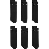 Nike Socks 6 Pack Black White Kids' SX6910-010 M
