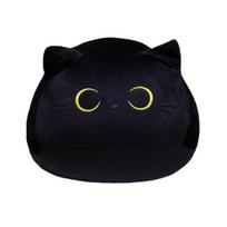 Juodo Katino Minkštas Lėlė Itin Švelnus Kompanionas Elastingas Mielas Juodo Katino Pagalvės Pagalvėlė Gimtadienio Dovana 18cm black