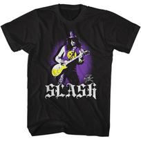 Slash Guns N Roses 3 Eyed Smile Black Adult T-Shirt S