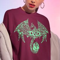 D&D Dragon Tshirt - Dungeons and Dragons Shirt,DnD Gifts,Board Game Tees,DnD Sweatshirt 3XL