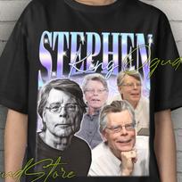 Stephen King Meme Graphic Tee: Funny Horror Shirt S