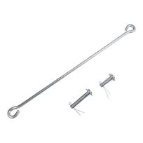 Hand Operated Well Pump Suspension Rod with For Piston Pins Iron 36cm