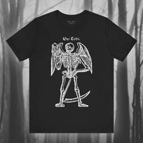 Der Tod, Grim Reaper T-Shirt, Vintage Death T-Shirt, Gothic Shirt, Memento Mori, Dance of Death, Creepy Skeleton, Spooky Goth Top Unisex Tee 4XL
