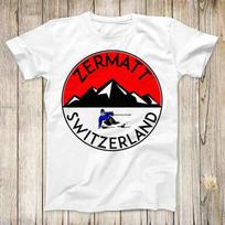 Zermatt Switzerland Mountain Skiing Ski Snowboard Top Tee Best Seller Birthday Gift Men Women Unisex T-Shirt 3283 S