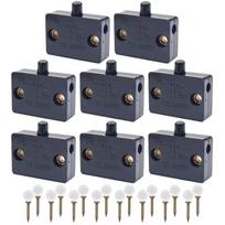 Automatinis šviesos jungiklis Spintelės durų šviesos jungiklis LED šviesos jungiklis juoda