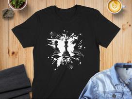 Chess Pieces Drawing Chess - Heavy Cotton T-Shirt 2XL