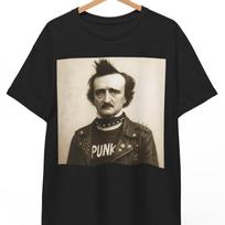 Edgar Allan Poe Rocker T-Shirt: Funny Gothic Literary Pun Tee S