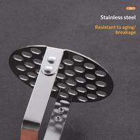Easy Clean Stainless Steel Fruit and Vegetable Crusher for Baby Food Kitchens onesize sidabras