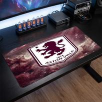 Aston Villa Football Print Large Mouse Pad, Anti-Slip Extended Gaming Desk Mat for Office Home 30cmx60cm（11.8x23.6inch）