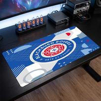Blackburn Rovers Football Print Large Mouse Pad, Anti-Slip Extended Gaming Desk Mat for Office Home 30cmx60cm（11.8x23.6inch）