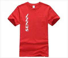 2026 Classic Ayrton Senna Tshirt Brasil Formula Legend Graphic Tee Oversized Casual Top S