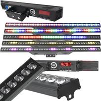 Light4Me Led Wall 403 Listwa Oświetleniowa Dmx Dekoracja Światłem 40X3W Rgb Smd 3535 Wypukłe Soczewki Uchwyt Montażowy